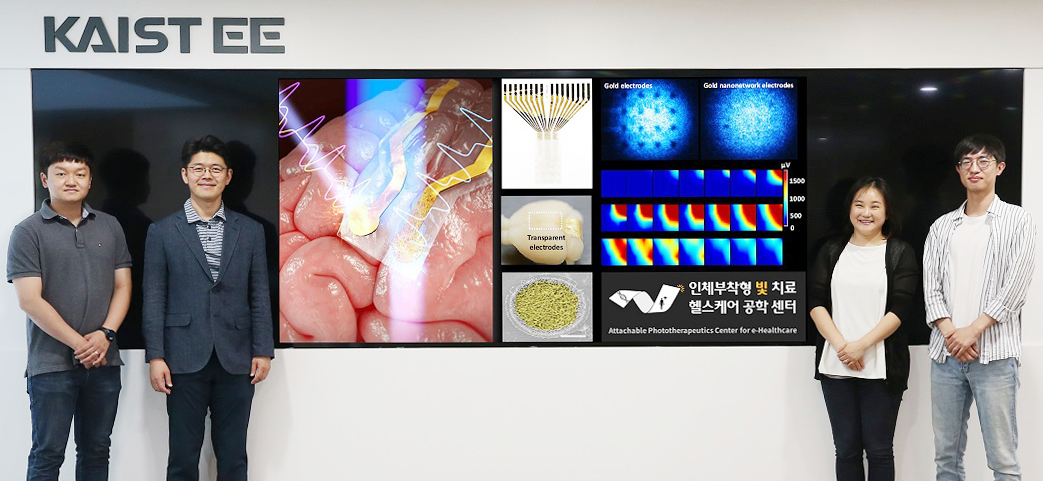 (왼쪽부터) 서기원 박사과정, 이정용 교수, 이현주 교수, 김기업 박사과정 