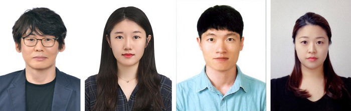 (왼쪽부터) 생명과학과 이승재 교수, 박혜은 학생, 함석진 박사, 김은아 박사