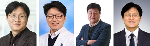 (왼쪽부터) 의과학대학원 김하일 교수, 연세대 박준용 교수, 한미약품 최인영 상무, 제이디바이오사이언스 안진희 대표