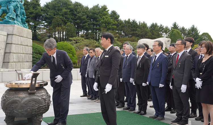 故 최순달 박사 추모식 현장 사진