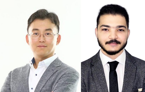 (왼쪽부터) 기계공학과 김성수 교수, 모하메드 라자 석사