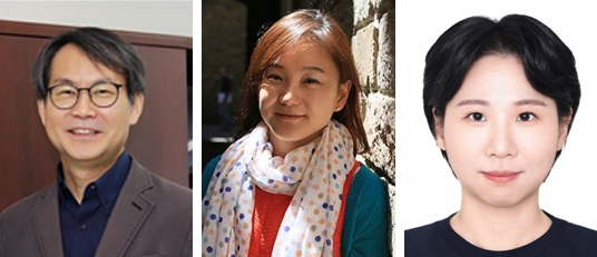 (왼쪽부터) 전기및전자공학부 최경철 교수, 이현주 교수, 이소민 박사