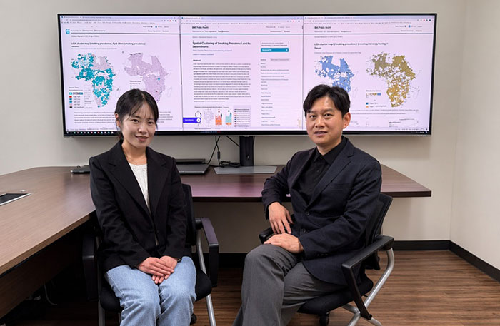 (왼쪽부터) 조혜민 박사과정, 김승겸 교수