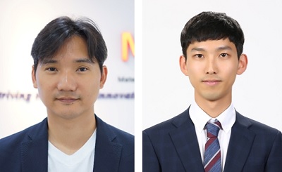 (왼쪽부터) 신소재공학과 홍승범 교수, 염지원 박사과정